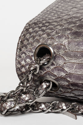Soho Tassel Python Leather Medium Flap Bag - #19