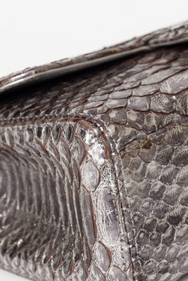 Soho Tassel Python Leather Medium Flap Bag - #13