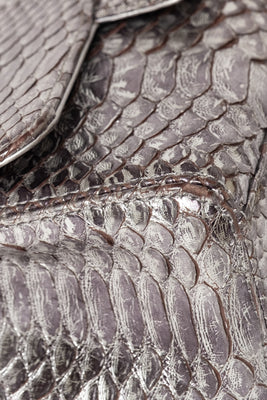 Soho Tassel Python Leather Medium Flap Bag - #21
