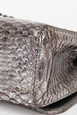 Soho Tassel Python Leather Medium Flap Bag - #25