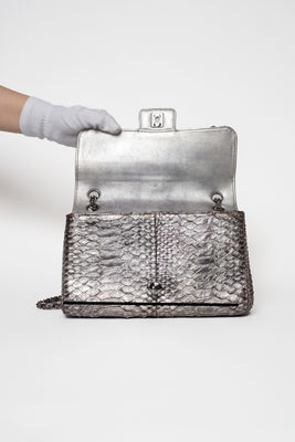 Soho Tassel Python Leather Medium Flap Bag - #3