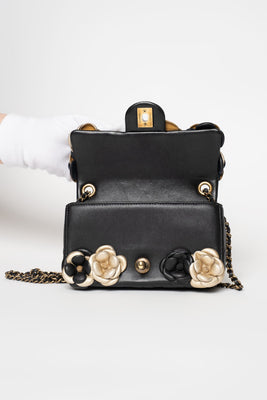 Camellia Lambskin Mini Classic Flap Bag - #5