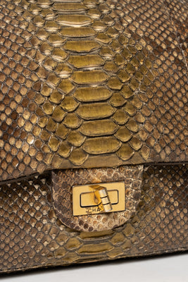 2.55 Reissued Python Leather Handbag - #16
