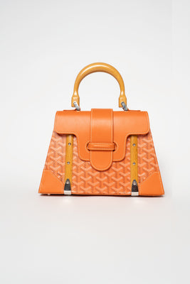 Saigon PM Structured Top Handle Orange Bag - #1