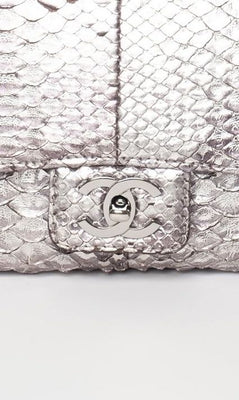 Soho Tassel Python Leather Medium Flap Bag - #8