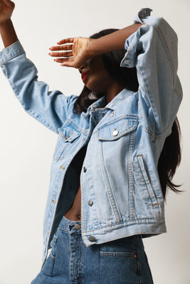 ELV Denim Mid/ Light Blue Jacket - #1