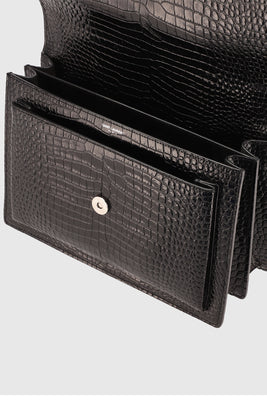 Saint Laurent Paris Croc Embossed - #7