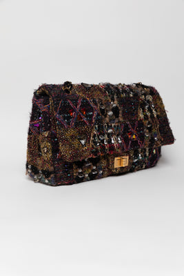 Tweed and Jeweled Lesage Reissue Flap Bag (Limited Edition) - #4