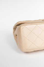 Metallic Quilted Lambskin Classic Double Flap Bag