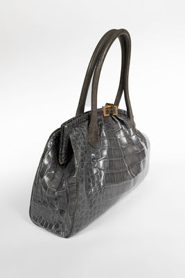 Analeena Crocodile Leather Handbag - #2