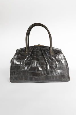 Analeena Crocodile Leather Handbag - #4