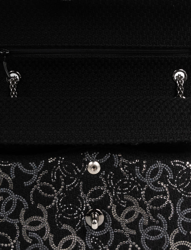 Chanel Limited Edition – Paris x Shangai Strass Crystal CC Classic Double Flap Bag