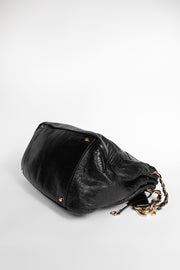 Leather Patchwork Accordion Shoulder bag