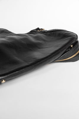 Leather Patchwork Accordion Shoulder bag - #7