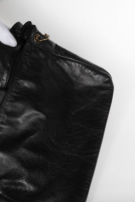 Leather Patchwork Accordion Shoulder bag - #8