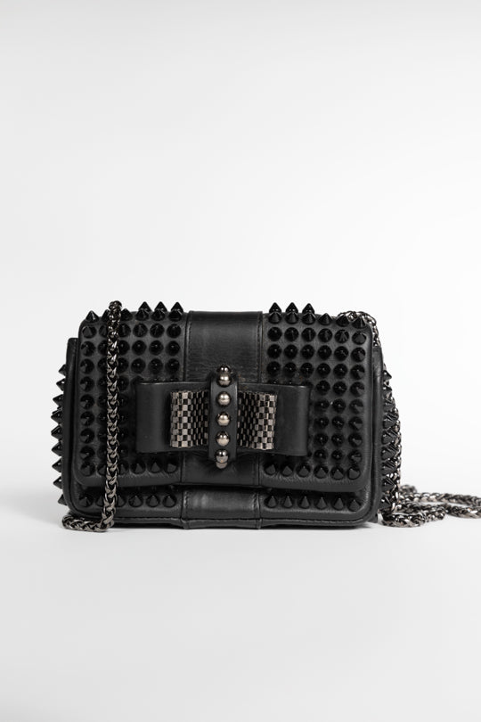 Sweet Charity Crossbody Spiked Leather Mini Handbag