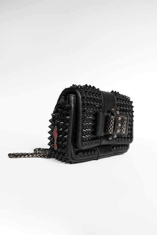 Sweet Charity Crossbody Spiked Leather Mini Handbag