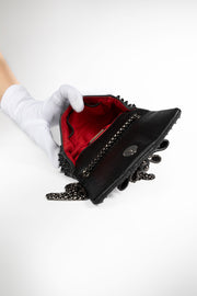 Sweet Charity Crossbody Spiked Leather Mini Handbag