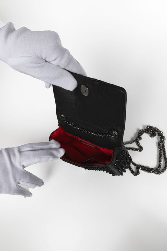 Sweet Charity Crossbody Spiked Leather Mini Handbag