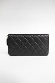 Classic Flap Caviar Quilted Leather Yen Wallet