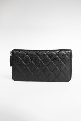 Classic Flap Caviar Quilted Leather Yen Wallet - #7