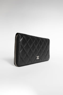 Classic Flap Caviar Quilted Leather Yen Wallet - #2