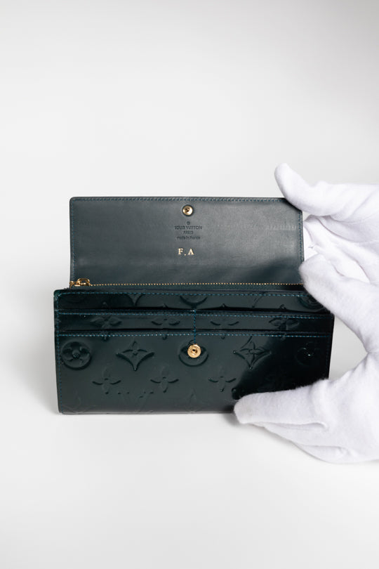 Nuit Monogram Vernis Sarah Wallet