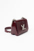 LV Twist-lock Alligator Leather Handbag - Bordeaux Red - #3