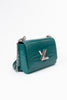 LV Twist-lock Crocodile Leather Handbag - Green - #4