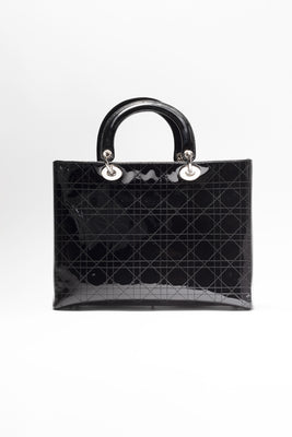 Lady Dior Patent Cannage Stitched Handbag (2008) - #4