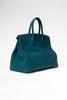Birkin 35cm Blue Colvert Leather Handbag - #4
