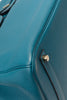 Birkin 35cm Blue Colvert Leather Handbag - #8