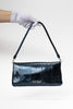 Dark Blue Python Shoulder Bag - #2