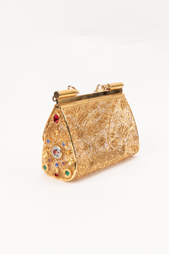 Brass Filigree Small Miss Sicily Bag ( Fall/Winter 2014)