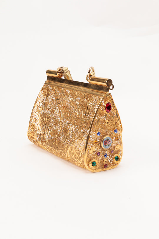 Brass Filigree Small Miss Sicily Bag ( Fall/Winter 2014)