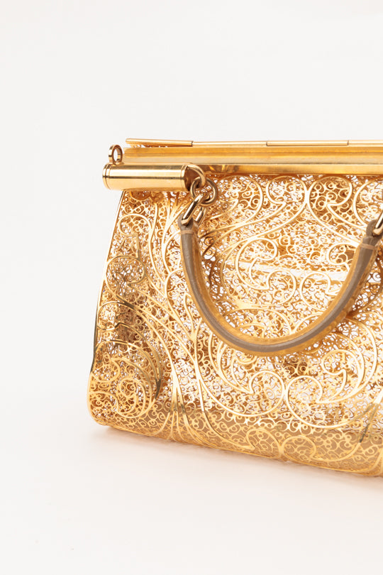 Brass Filigree Small Miss Sicily Bag ( Fall/Winter 2014)