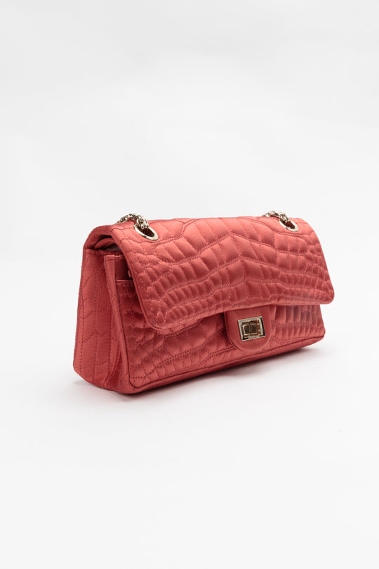 Satin Croc Reissue 2.55 Flap Shoulder Bag ( Fall/Winter 2007 Runway)