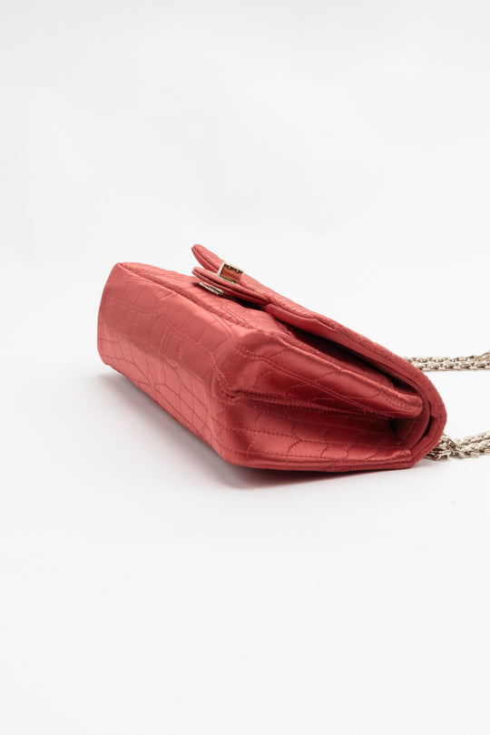 Satin Croc Reissue 2.55 Flap Shoulder Bag ( Fall/Winter 2007 Runway)