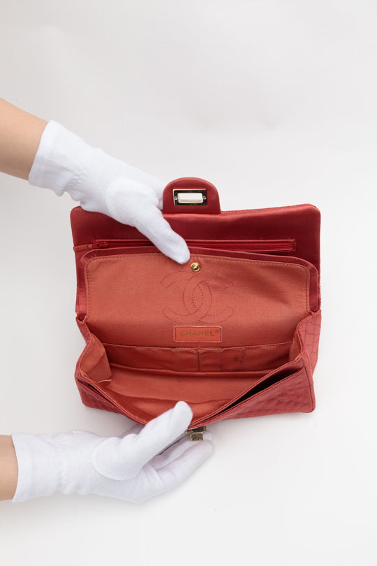 Satin Croc Reissue 2.55 Flap Shoulder Bag ( Fall/Winter 2007 Runway)