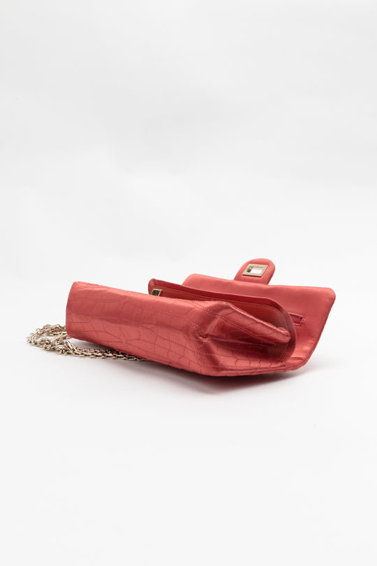 Satin Croc Reissue 2.55 Flap Shoulder Bag ( Fall/Winter 2007 Runway)