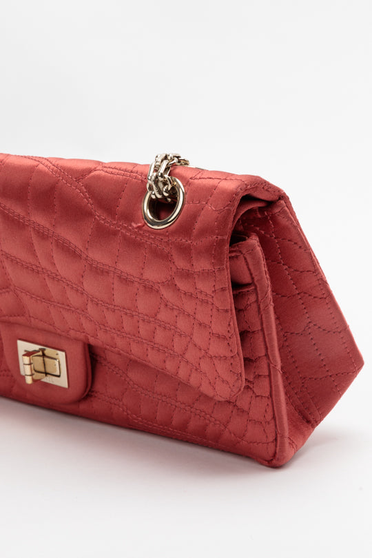 Satin Croc Reissue 2.55 Flap Shoulder Bag ( Fall/Winter 2007 Runway)