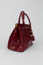 Crocodile Leather Handbag