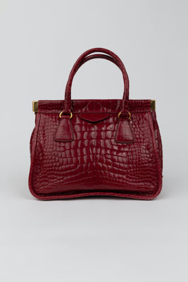 Crocodile Leather Handbag - #2