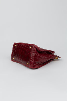 Crocodile Leather Handbag - #6