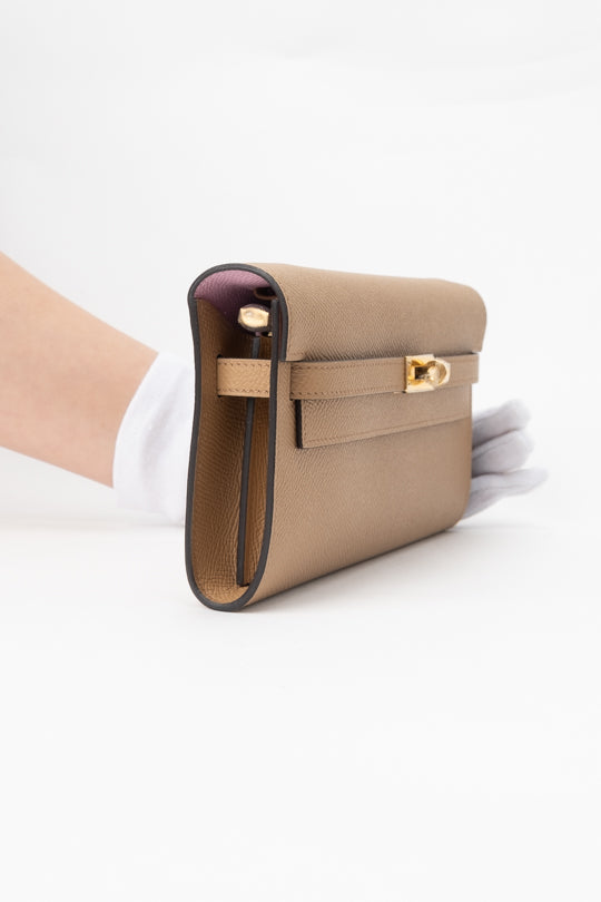 Kelly Epsom Classique to go Wallet (Brand New)