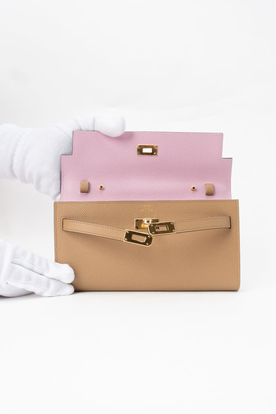 Kelly Epsom Classique to go Wallet (Brand New)