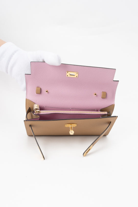 Kelly Epsom Classique to go Wallet (Brand New)