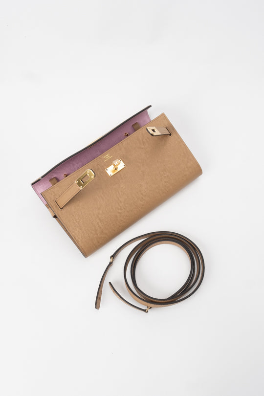 Kelly Epsom Classique to go Wallet (Brand New)