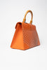Saigon MM Structured Top Handle Orange Bag - #18