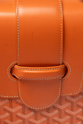 Saigon MM Structured Top Handle Orange Bag - #4